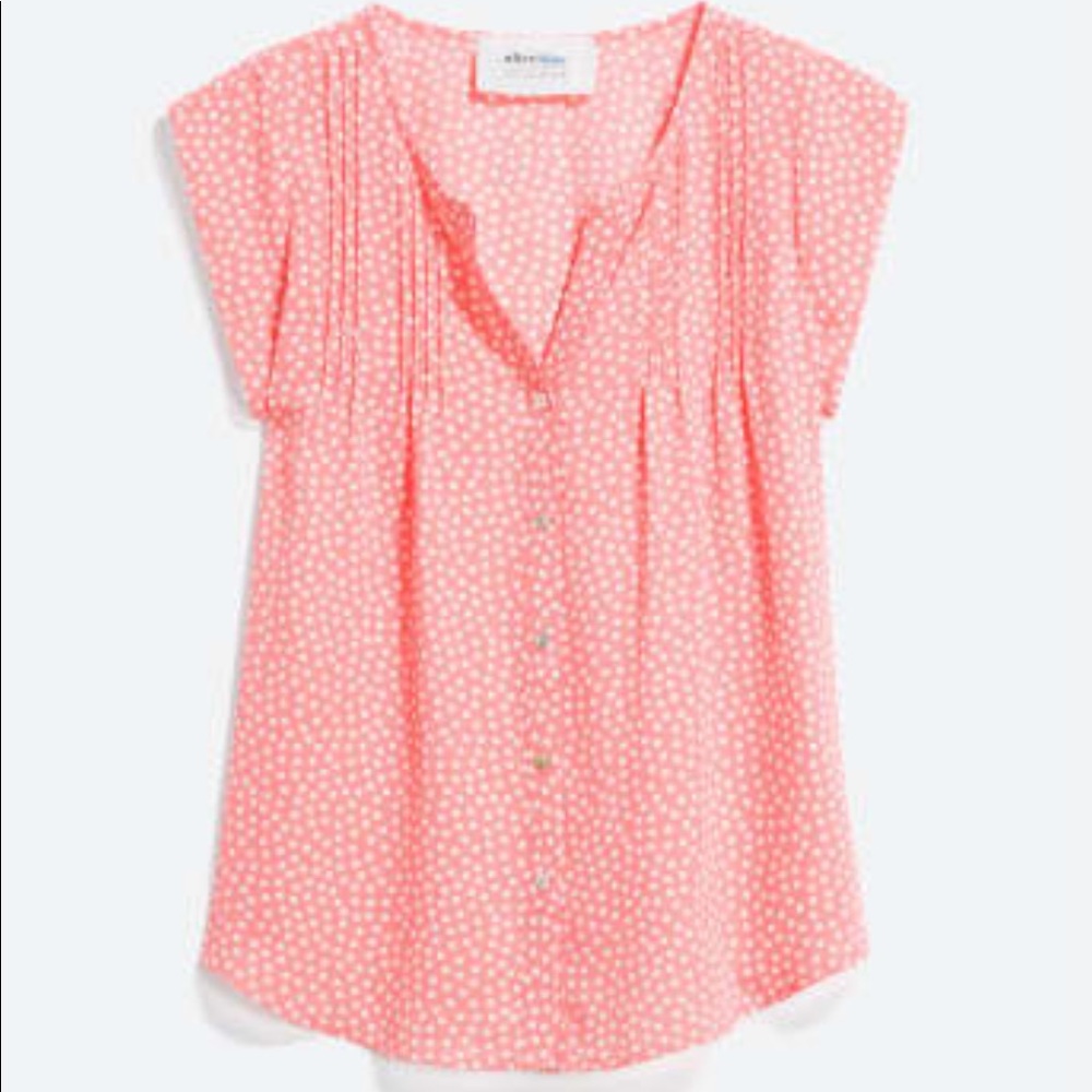 Alice Blue Majorca Button Down Blouse - Picture 1 of 12
